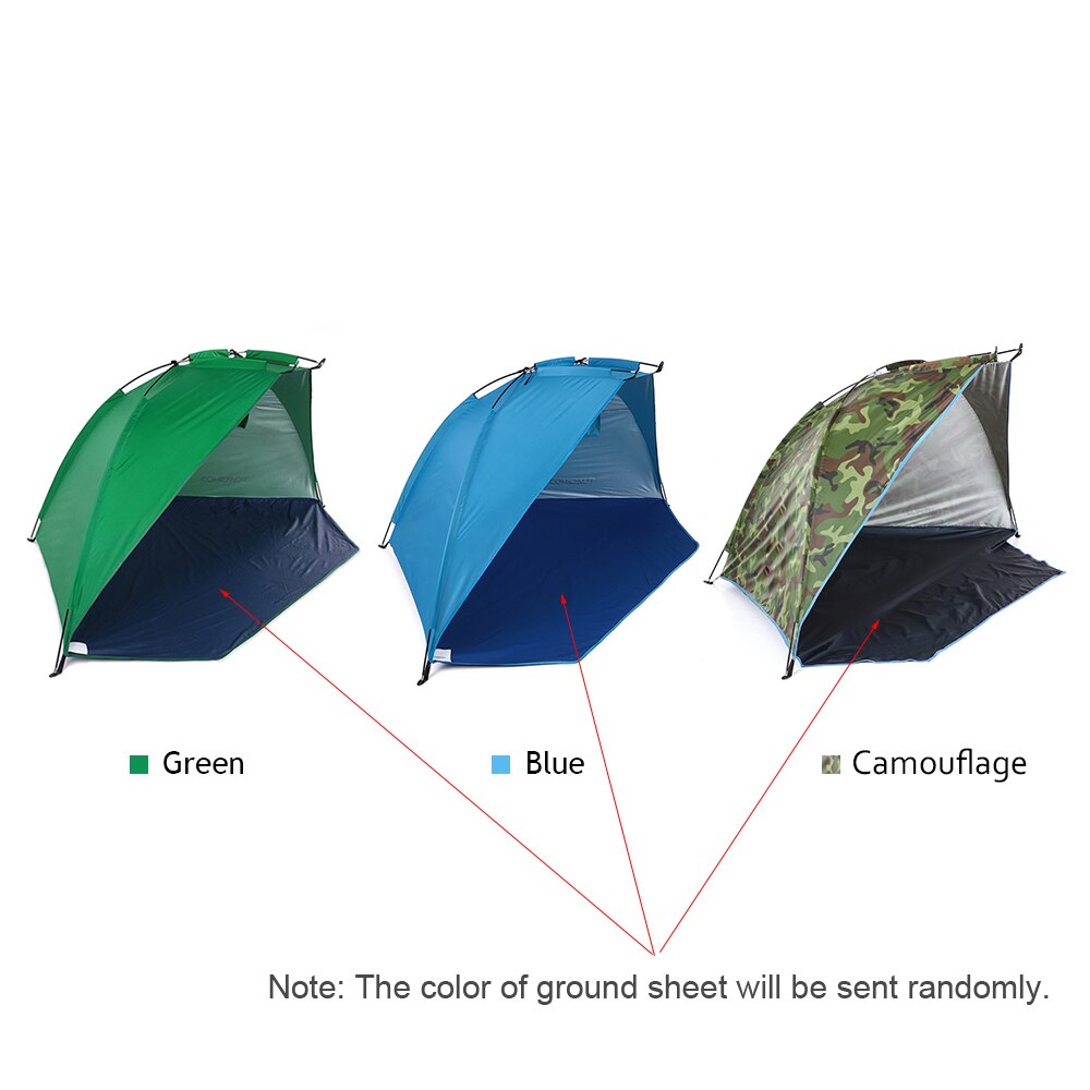 Cheap Goat Tents Outdoor Beach Tent Sunshine Shelter Camping Tent 2 Person Sturdy 170T Polyester Sunshade Tent for Fishing Camping Hiking Picnic   